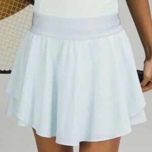 lululemon athletica Court Rival High-Rise Skirt Powder Blue PWBE Size 4 Long NWT